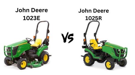 John Deere 1023E vs 1025R